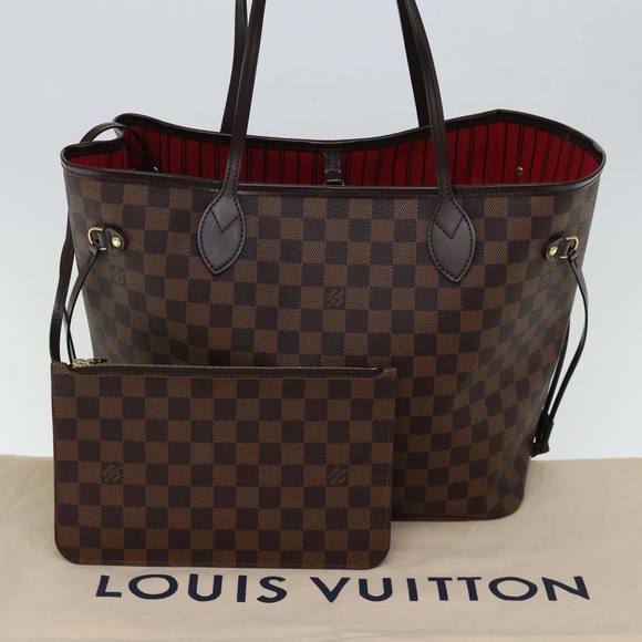 LOUIS VUITTON Damier Ebene Neverfull MM Tote Bag N51105 LV Auth am6117A - Picture 12 of 16
